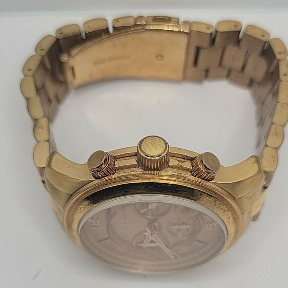 Michael Kors Runway MK8096 Men's Stainless Steel Analog Quartz Dial Watch BC838 - Picture 7 of 10